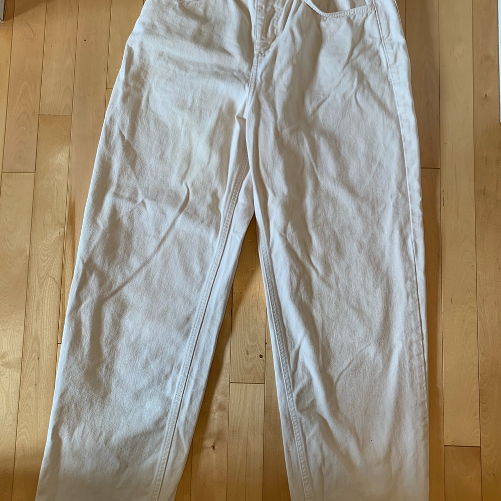 Reclaimed Vintage Off-White Boyfriend Jeans
